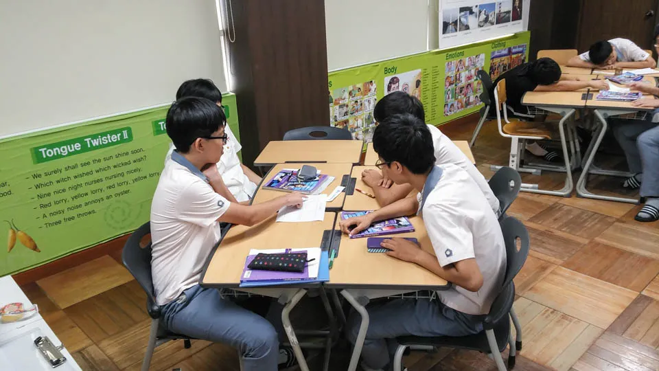 teaching at a Korean high school