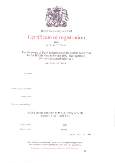 Certificate Of Registration 400x566