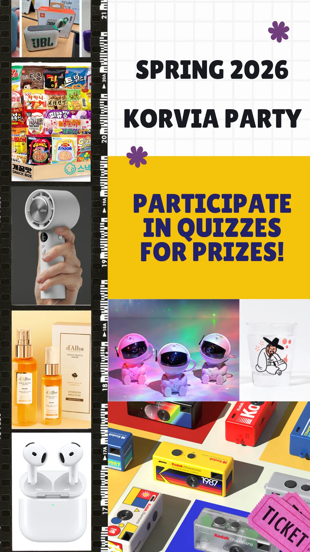 Purple Raffle Tickets